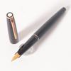 Montblanc 310 Fountain Pen Steel Nib Black Gold Trim Tested 134.3mm 13g Germany Used
