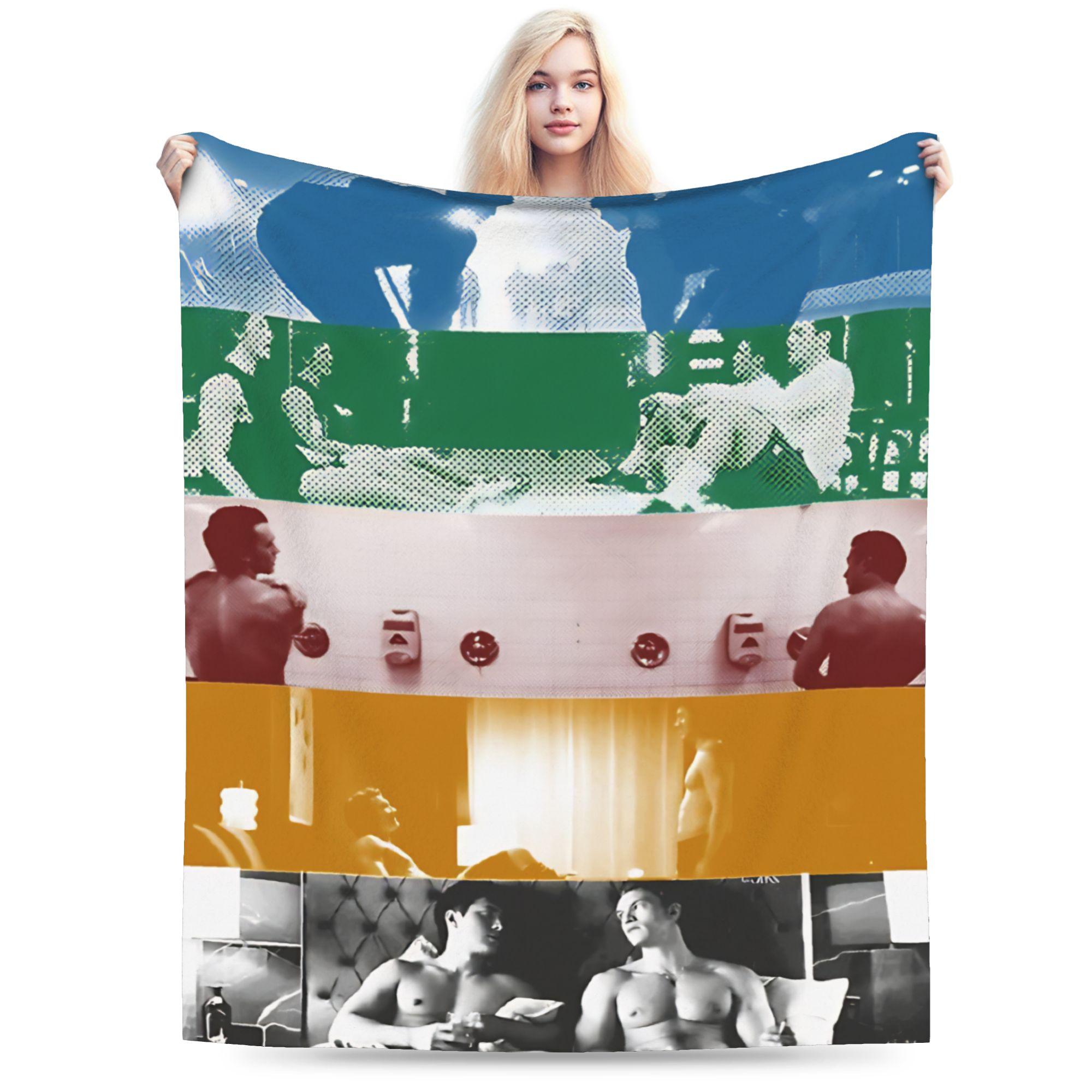 

Shane Hollander & Ilya Rozanov Anime Flannel Throw Blankets Heated Rivalry Blanket for Home Couch Warm Plush Thin Quilt 130x150cm