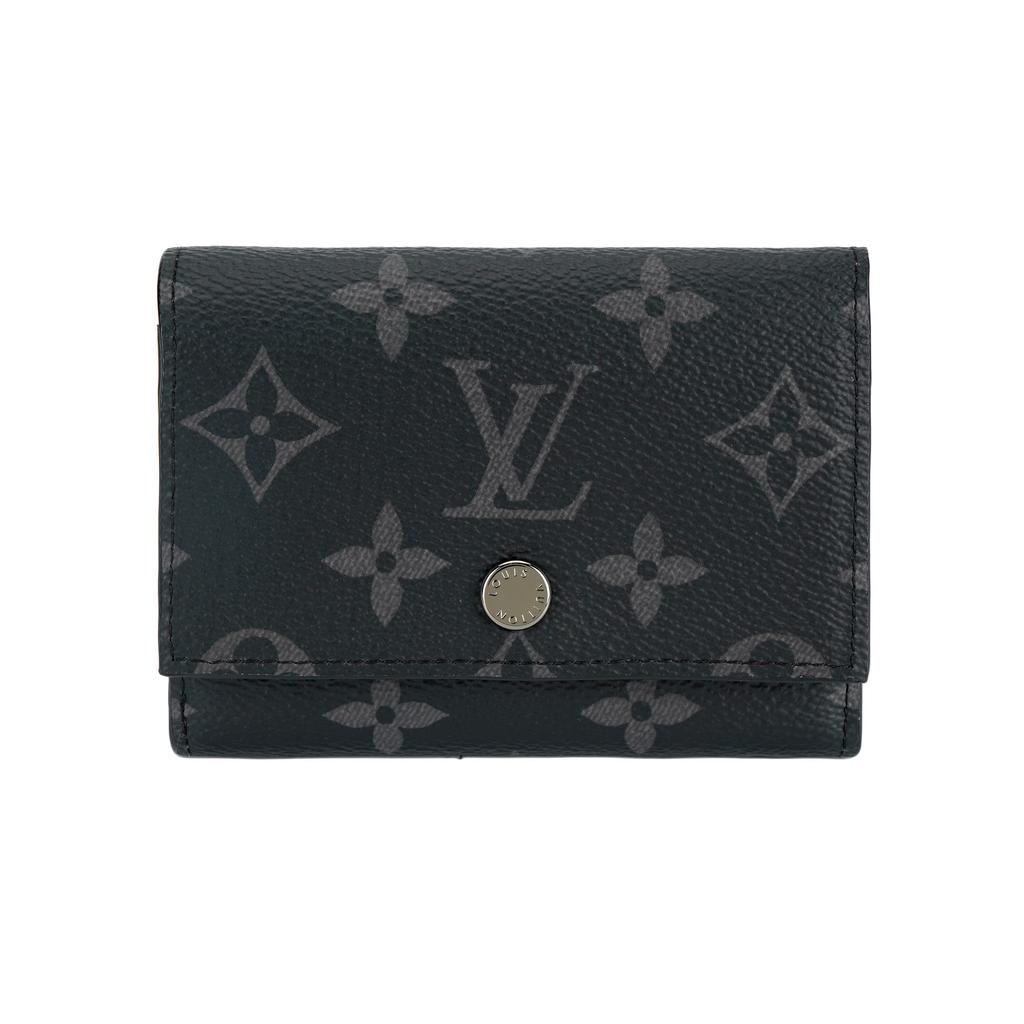 Louis Vuitton Victor Leather Wallet Women's Black M12598