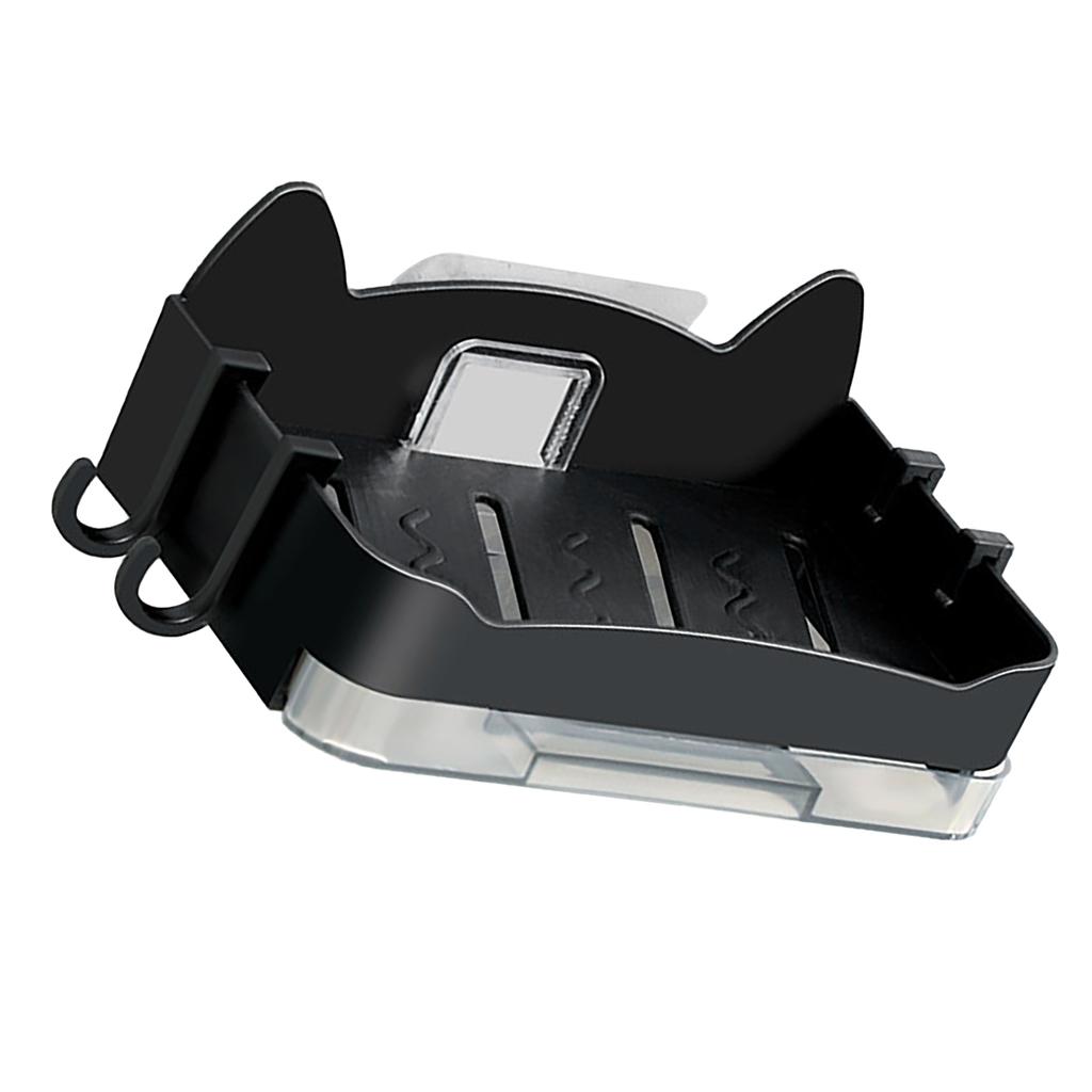 Wall Mounted Soap Holder Hole Shape Drainage Soap Dish Holder for Bathroom