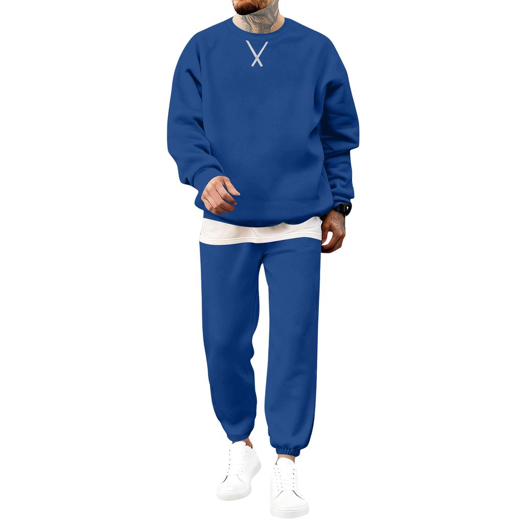 Men's Sweatshirts Sweatshirts And Jogging Pants Track Pants Fleece Tracksuit Sets