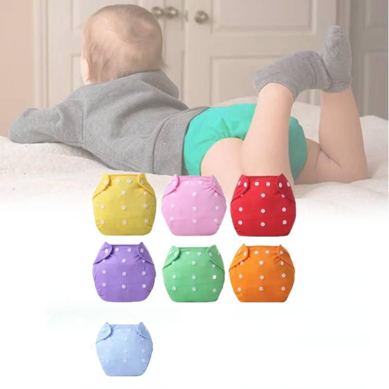 Polyester Washable Baby Cloth Diaper Adjustable Thin Thick Fleece Mesh For Newborns