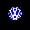 2Pcs VW Series Car Door Welcome Lights Projector Lamp For Volkswagen GTI Polo Golf Arteon Tiguan Touareg CC Amarok Transporter