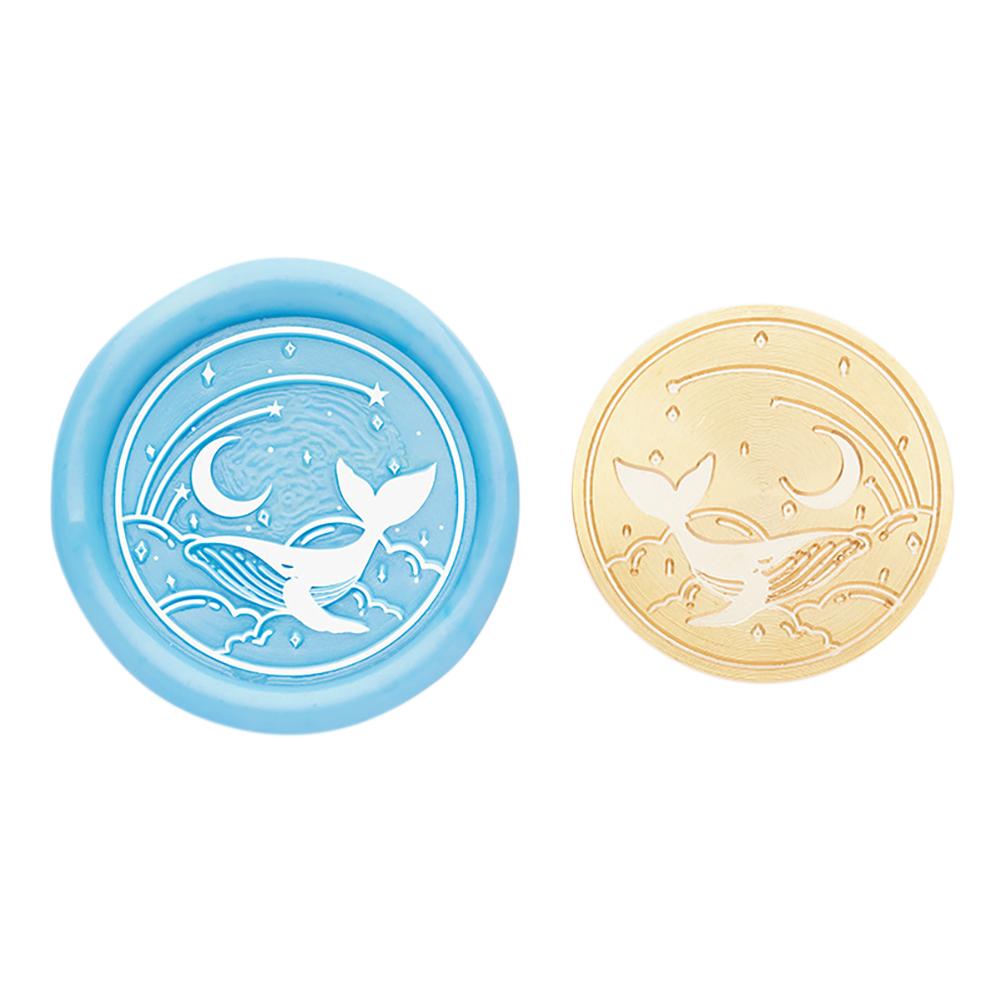 Blue Whale Wax Seal Stamps Fire Lacquer Dolphin Sealing Stamp Head For Scrapbooking Cards Wedding Invitation Decoration