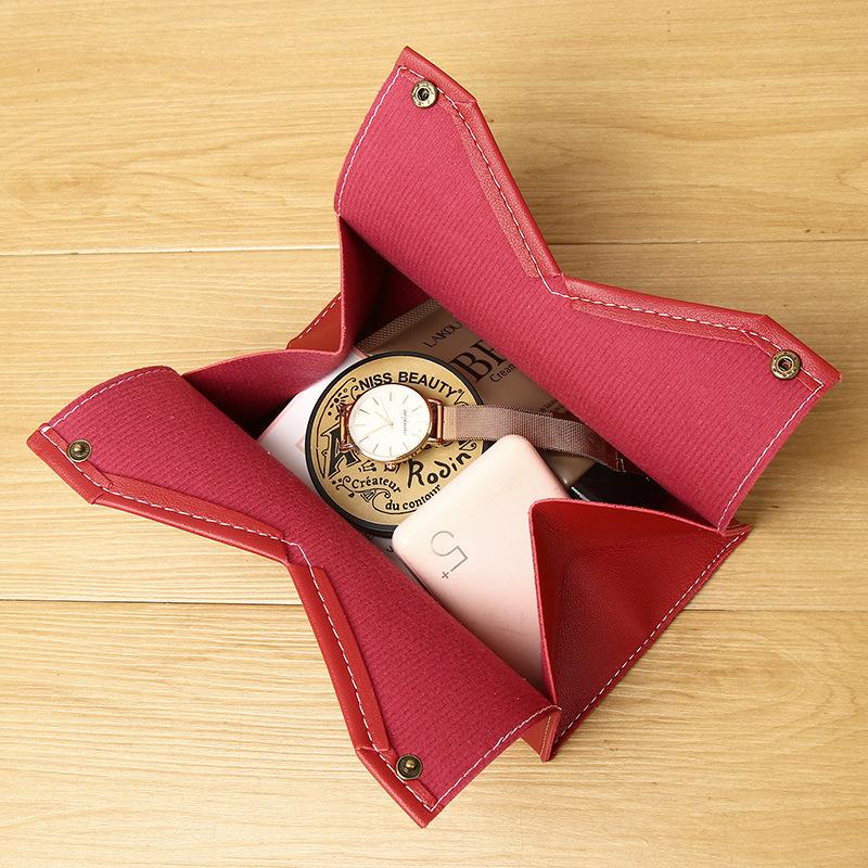 Leather Tissue Box Home Living Room Hotel Bedroom Creative Minimalist Fashionable Printing Paper Drawer Storage Box NapkinHolder