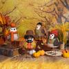 Stylish Handmade Bird Ornament Seasonal Harvest Bird Figurine Ornament Gift for Friend and Family Thanksgiving