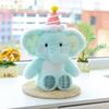 33cm Cute Elephant Plush Toys Soft Plush Stuffed Doll Kids Accompanying Plushies Animal Baby Birthday Gifts Home Ornaments Favor