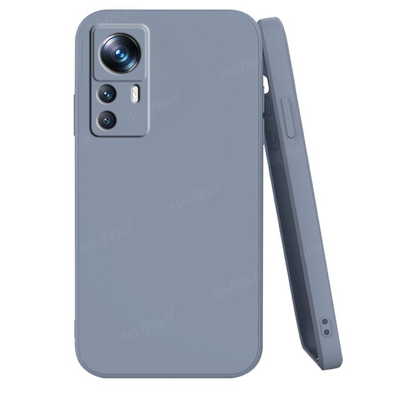 For Cover Xiaomi 12T Pro Case Mi 12T Pro Capa Original Liquid Silicone Shockproof TPU Soft Case Xiaomi Mi 11T 12T 13 Pro Fundas