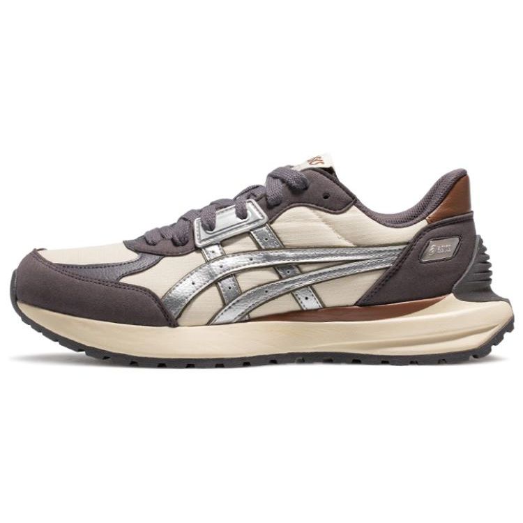 Asics Tarther Sc 2.0 Fabric Synthetic Leather Casual Versatile Low-Top Lifestyle Shoes Unisex sneaker White Gray Brown 1203A313-750