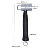 KAKUI Scaffolding Hammer Short with Safety Ring (Carabiner Tool Holder, One-Touch Detachable), Hammer Head 40mm, S-40, Silver/Black