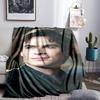 Two Men In Suits Damon Throws Blanket Flannel Blankets Plush for Couch Bed Gifts for Men Women Travel Picnic Blanket Christmas Fan Gifts