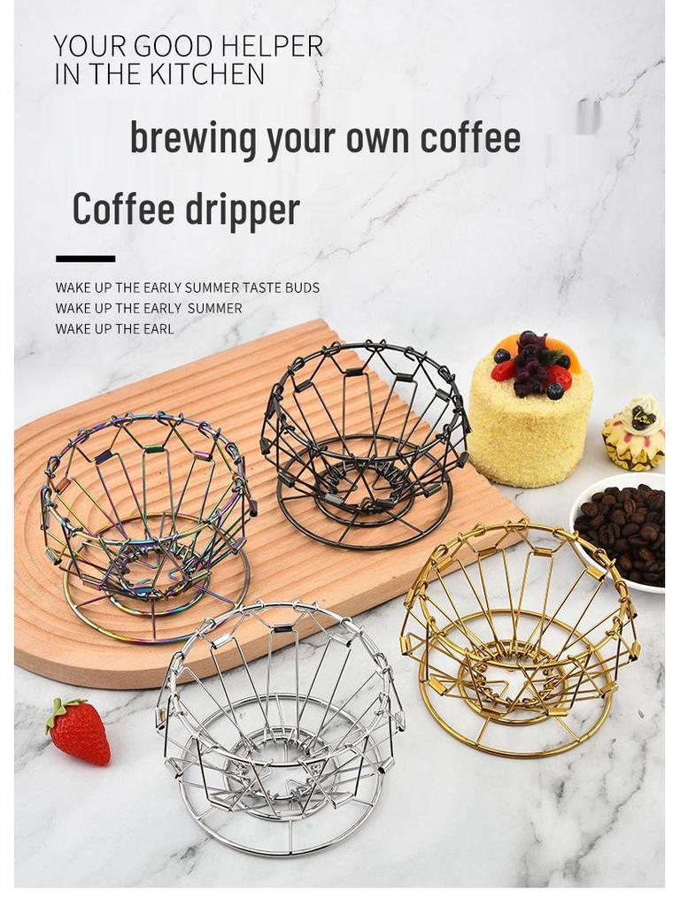 304 Stainless Steel Folding Nordic Pour Over Coffee Stand