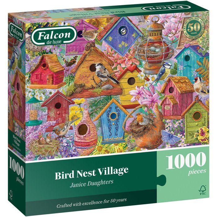 Puzzle - JUMBO - FALCON - Bird Nest Village - 1000 pièces - Dès 12 ans