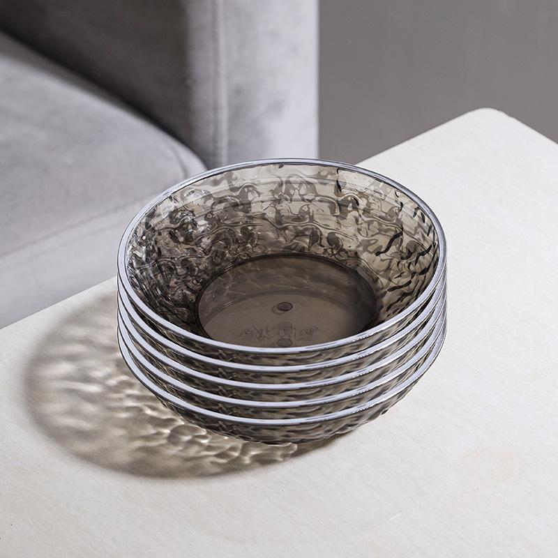 Transparent Chinese Tea Cake Plate Exquisite Dim Sum Cake Plate Household Fruit Plate Living Room Desktop Retro Wedding Dried Fruit Plate