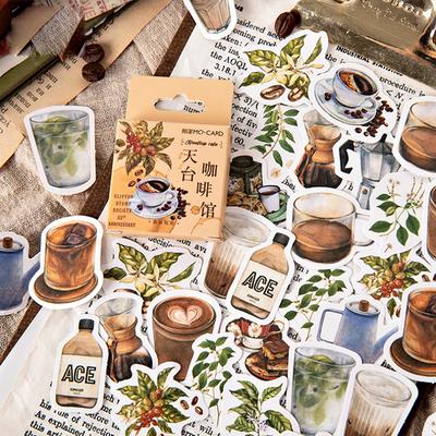 46 szt. Naklejki dekoracyjne Etykieta do scrapbookingu Pamiętnik Papeteria Naklejki na album