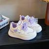 Youth Style Shoes Girls White Princess Sneakers Soft Sole Anti-Slip Casual Flat Shoes Kids Fall Winter