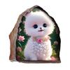 Morsomt Pomeranian Dog Hole Sticker på bilen Vinyl Decal Vanntett Dekor Bil Stickers