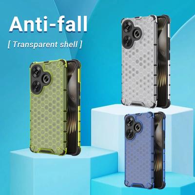 For Poco F6 5G Case Luxury Shockproof Armor Phone Cases for Xiaomi PocoF6 Poco F6 Little F 6 5G Clear Hard PC Back Cover Fundas