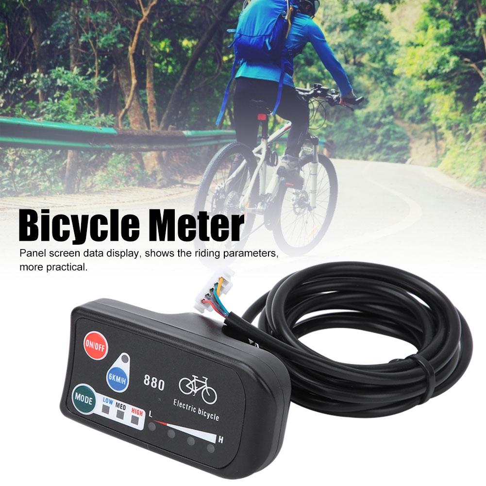 KT- LED880 Bike for SM Normal Connector Control Panel Display Meter Bicycle Modification Electric Accessory