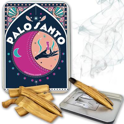 Gold Palo Attractive Palo Santo Country of Origin Certified Palo Santo with Purifying Fragrant 50g In Holder Santo, Stick, Product, Saucer, Wood,