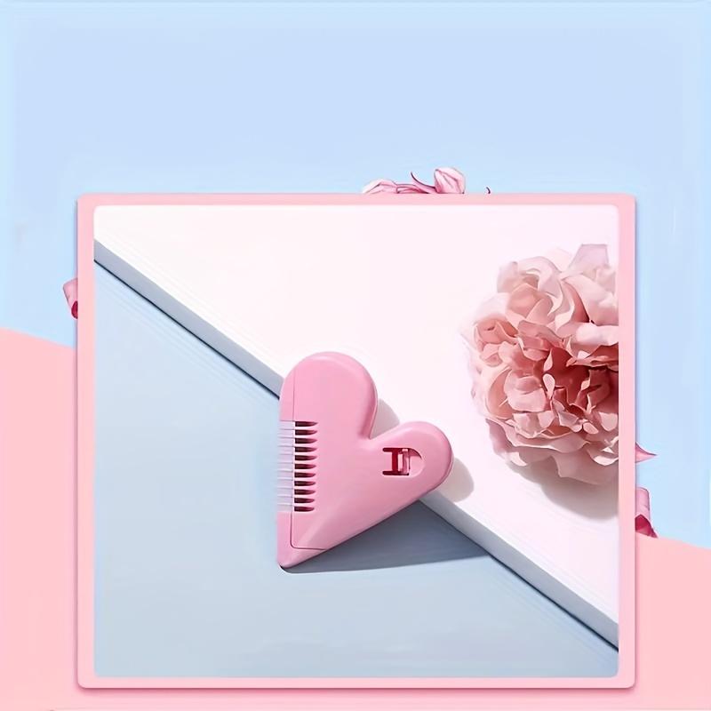 1pc Pink Pubic Hair Cutter For Women Prepared, Portable Private Privacy Shaping Tool For Women, Comb Knife Designed For Women