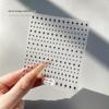 Aha Dreamy Starburst Nail Stickers: Cute Crescent & Star Design In Gold, Silver, Black & White.