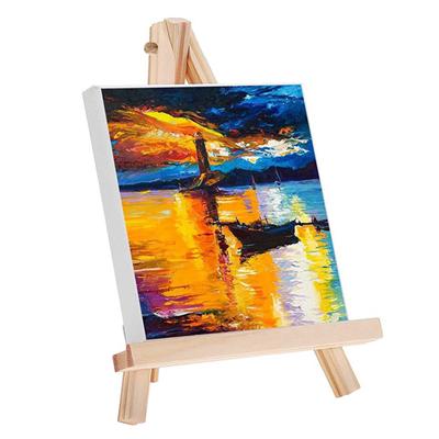 14/23 pezzi/set mini tela con cavalletto set pittura all'aperto fai da te artigianato leggero pittura kit arte