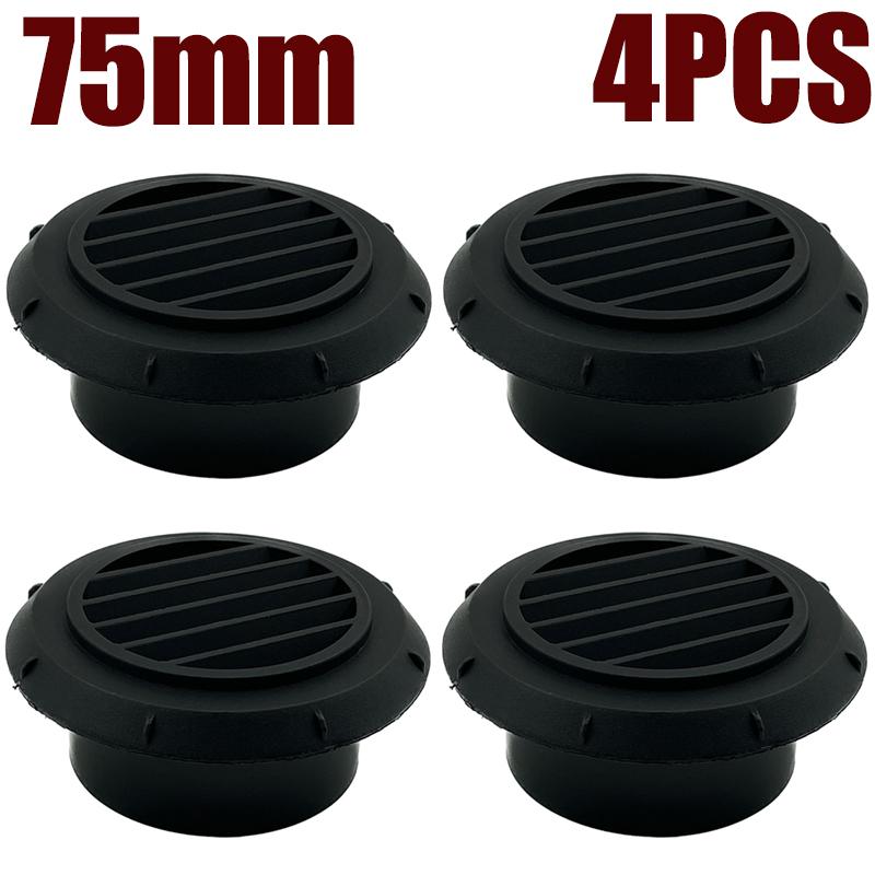 1/2/4/6X 75mm/2.95inch Warm Air Conditioner Vent Outlet Rotatable Round For Car Truck VAN Bus RV Camper Diesel Parking Heater
