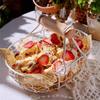 Storage Basket Iron Storing Food Photography Props Snack Fruit Plate Bread Basket for Kitchen Organizer Fruit Bread Outdoor