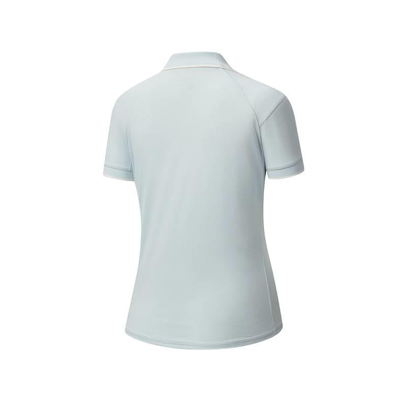 Saucony Casual Sports Loose Comfortable Breathable Polo Shirt Women tops Ice-Smoke-Green SA1250SP63T-GE200