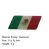 Premium Mexico National Flag for Laptop Wall car Engine Hood Fender trunk Tail Rear Decal Emblem Badge Sticker