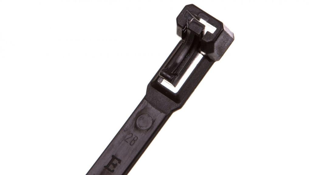 Cable Tie Openable Multiple 350X7.5Mm Black Bmwn5354E /100Pcs/