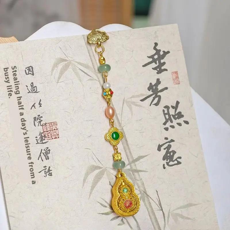 Ancient Style Waist Jade Ornament Waist Pendant Chinese Hanfu Cheongsam Hanging Tassel Waist Chain Pendants Dress Waist Decor