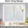 Window Privacy Film Frosted Glass Window Film Static Cling UV Blocking Removable Window Clings Opaque Window Stickers for Home