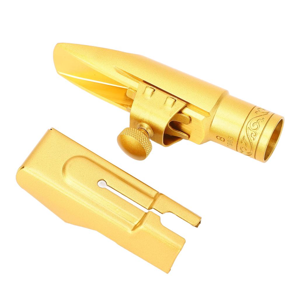 Altsaxophonmundstück 8C Messing vergoldet Es-Altsaxophonmundstück zum Ersatz