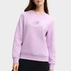 FILA Heritage Series Round Neck Letter Print Long Sleeve Sweatshirt Women sweatshirt Light-Lavender F11W518209FVT