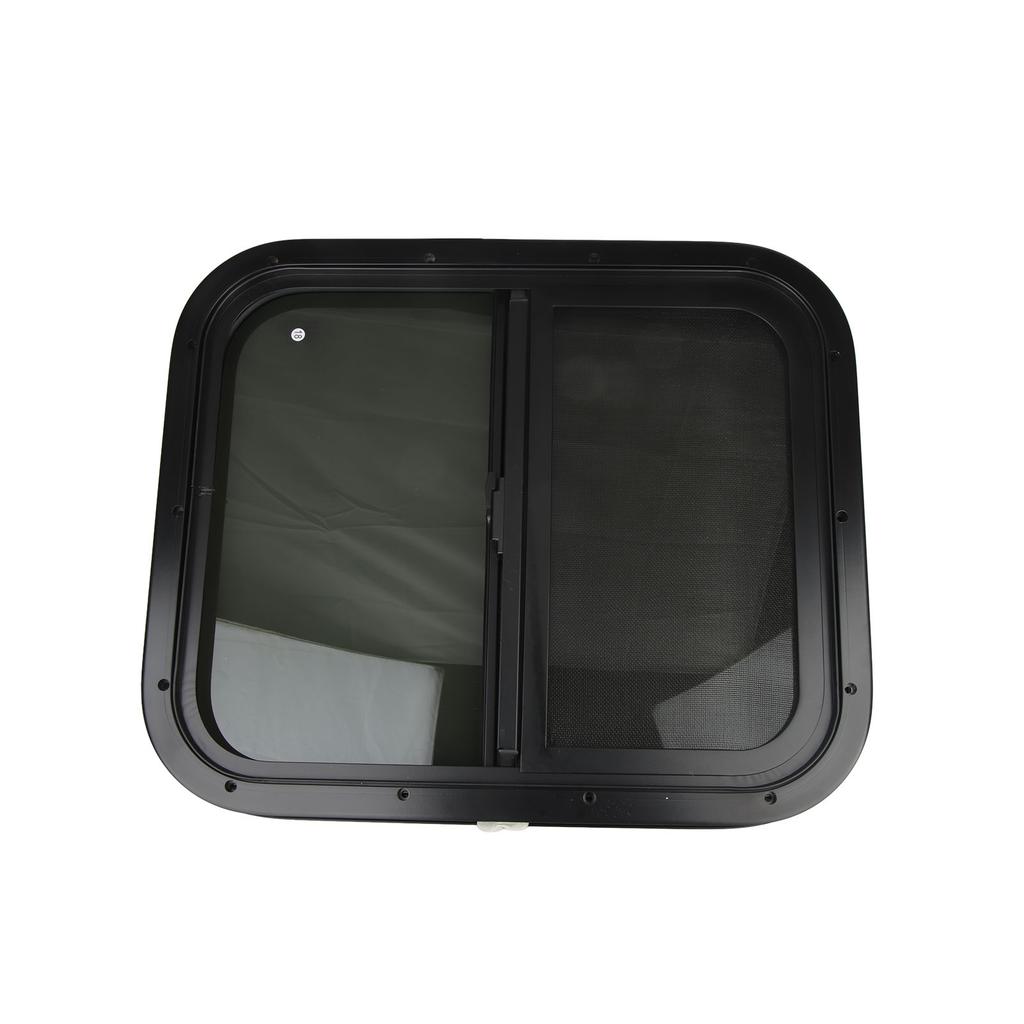 RV Push Pull Window Rounded Corner Waterproof Sealed UV Proof Smooth Polished For Camper Engineering Vehicle for