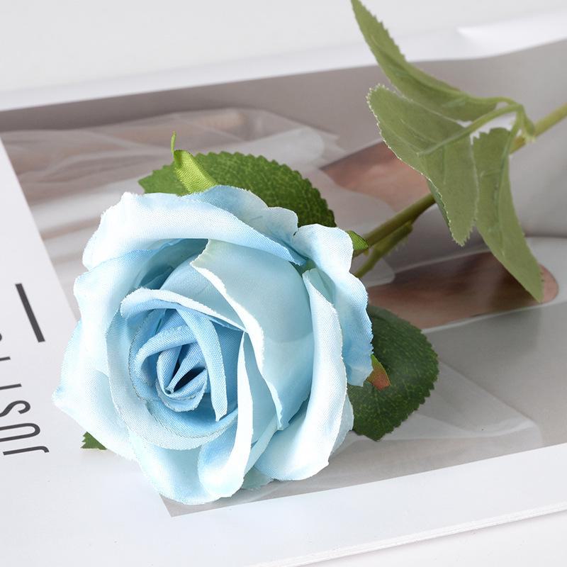 Artificial Silk Rose Bouquet for Wedding and Home Decoration
