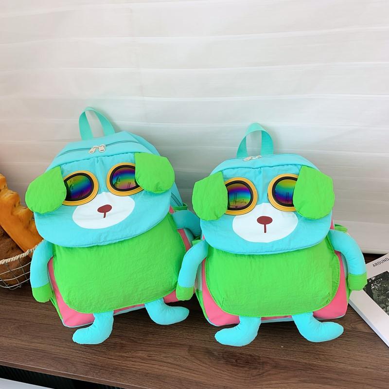 Schoolbag Fashion Children's Backpack Girl Boy Baby Outdoor Travel Light Burden Reduction Backpack Cute Cute Pet Out Bag