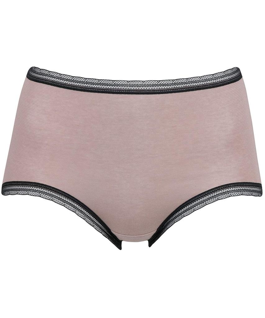 Wacoal Dear Hip Organická bavlna Antibakteriální a deodorizační Pohodlný střih Dámské šortky, PPA350, Hluboká délka, Směs, Úprava,