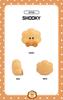 Solomon Shoji BT21 minini Figurka na monitor 2022 (SHOOKY)