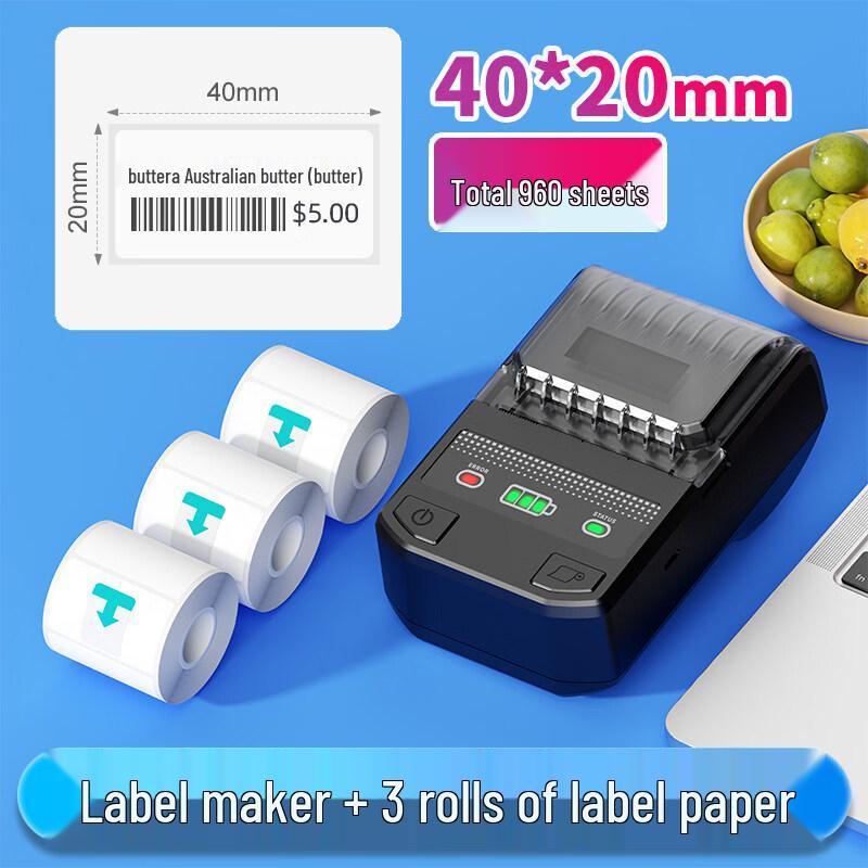 JK58 Portable Label Printer