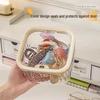 Boîte à bijoux de grande capacité: Rangement transparent pour accessoires de coiffure, colliers et couvre-chefs avec couvercle