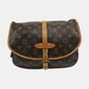 [Pre-Owned] Monogram Saumur 30 Iconic Classic Logo Print Adjustable Shoulder Strap Canvas And Leather Messenger Bag - Fair #Z238QN