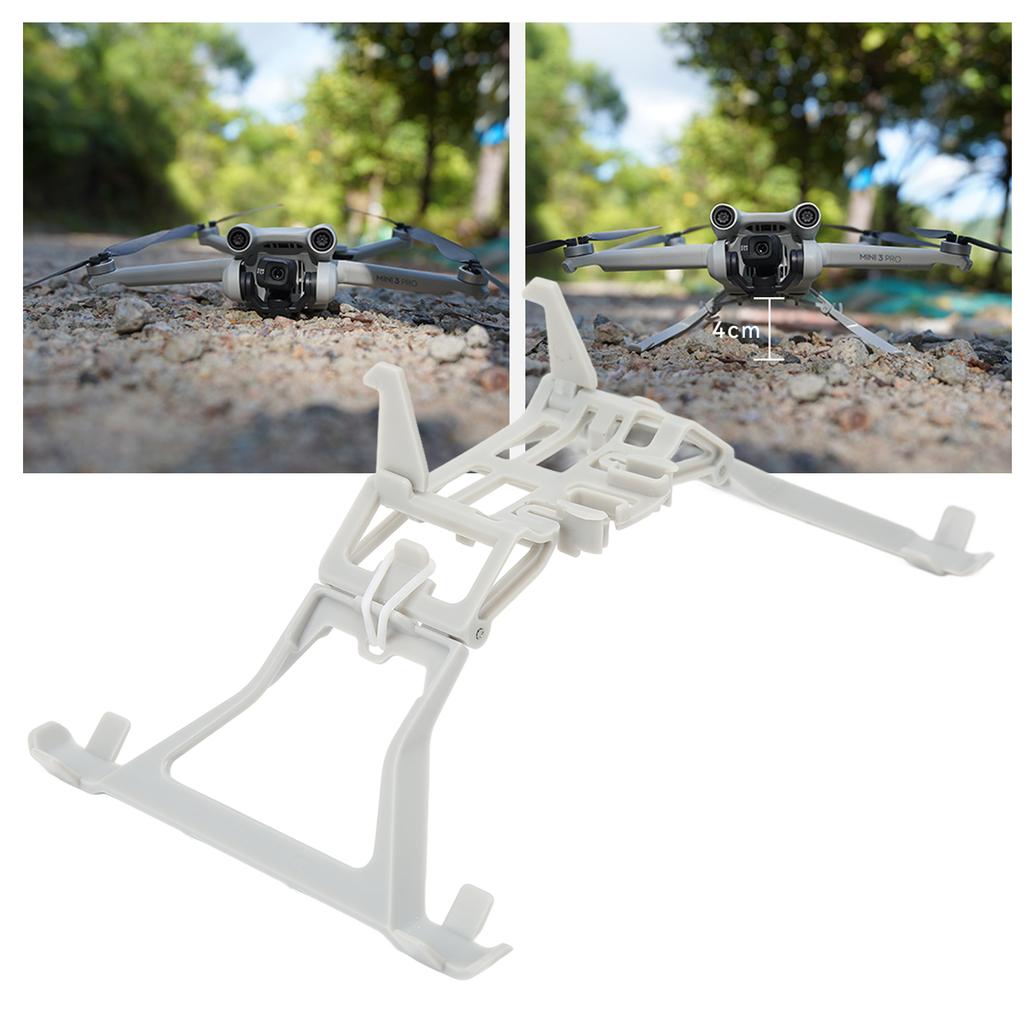 Drone Landing Gear Extension Kit Foldable Landing Leg Sled Shape Heightening Stand for DJI Mini 3 Pro Drone