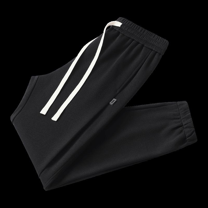 Spring and Autumn Fashion Men's Leggings, Plus Size Men's Pants, Loose Casual Sweatpants Straight Tube Pants