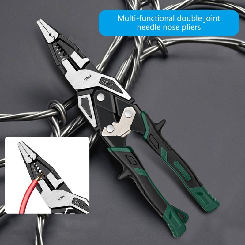Versatile Multifunctional Combination Pliers With Ergonomic Grip For Home Repair Cable Cutters And Screw Gripping