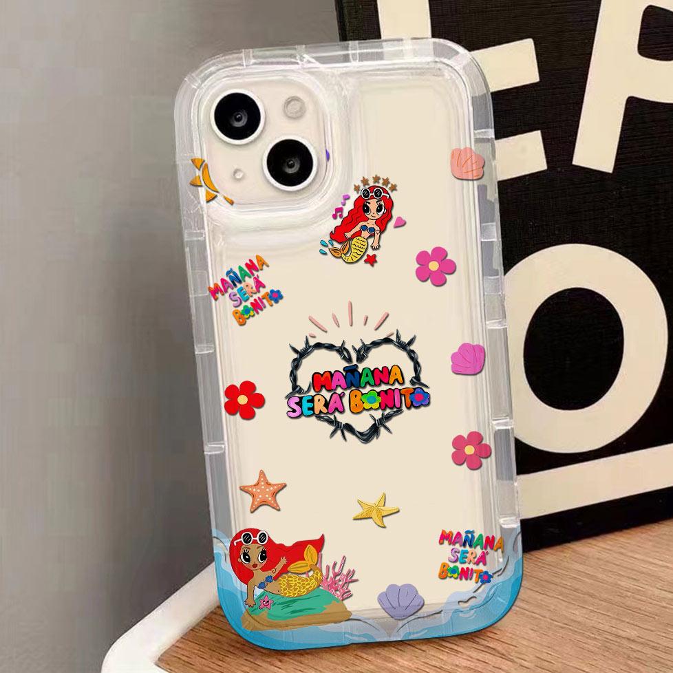 Karol G Manana Shota New Phone Case for Vivo Y17s Y78 Y77 Y36 Y35 Y02s V40 V29 V27 S15 4G 5G Pro Airbag Anti Fall Clear Back