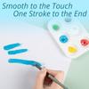 24pcs/set Nylon Hair Oil Painting Brush Wooden Handles Watercolor Paint Brush Pen  Children