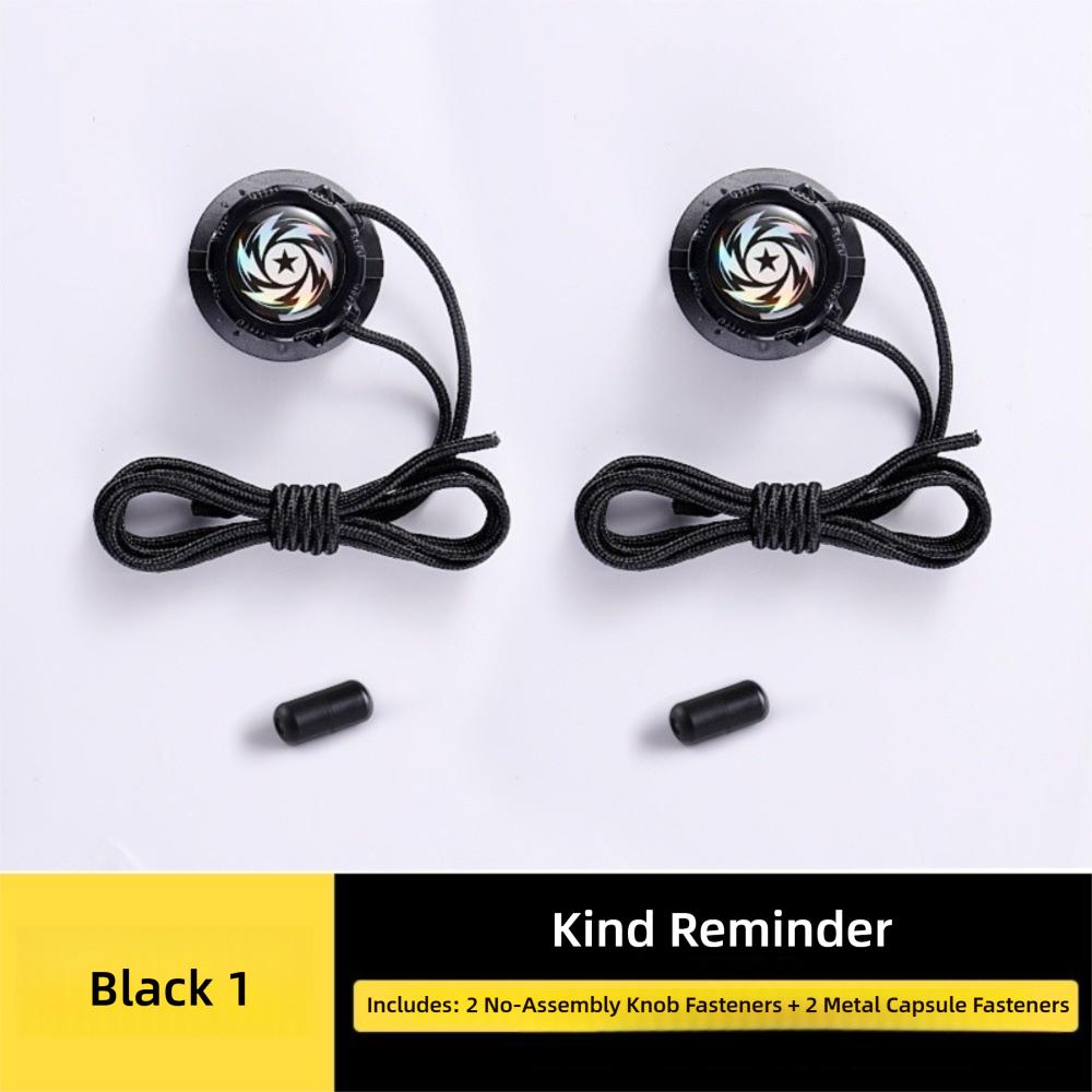 1Pair New Thick Rope Swivel Buckle Laces Quick Lock Easy Installation No Tie Shoelaces Automatic Shoelaces Children Adults